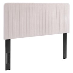 Milenna Channel Tufted Performance Velvet King/California King Headboard
