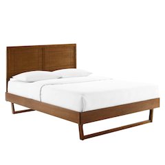 Marlee Wood Queen Platform Bed With Angular Frame