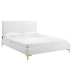 Peyton Performance Velvet Full Platform Bed