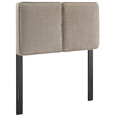 Lindee Boucle Fabric Twin Headboard