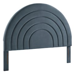 Solana Arched Performance Velvet Full Headboard