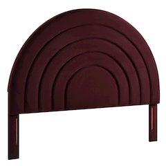 Solana Arched Performance Velvet King Headboard