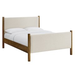 Maven King Size Fabric Upholstered Platform Bed