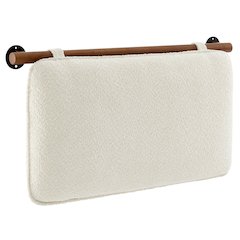 Anela Wall-Mounted Chenille Upholstered Twin Headboard