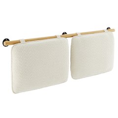 Anela Wall-Mounted Chenille Upholstered Full Headboard