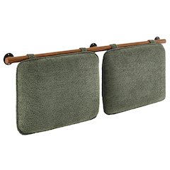 Anela Wall-Mounted Chenille Upholstered Full Headboard