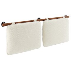 Anela Wall-Mounted Chenille Upholstered King Size Headboard