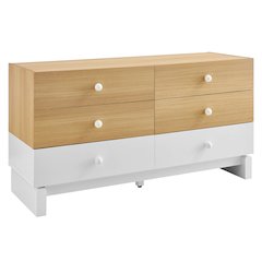 Nolia 6-Drawer Color Block Dresser