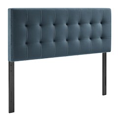 Lily Stain-Resistant Performance Velvet Queen Size Headboard