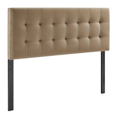 Lily Stain-Resistant Performance Velvet King Size Headboard
