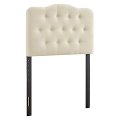Annabel Premium Linen Blend Twin Headboard