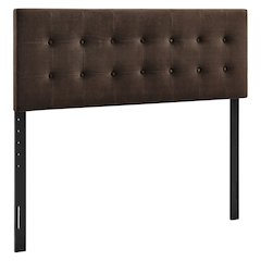 Emily Stain-Resistant Performance Velvet King Size Headboard