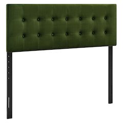 Emily Stain-Resistant Performance Velvet King Size Headboard
