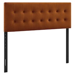 Emily Stain-Resistant Performance Velvet King Size Headboard