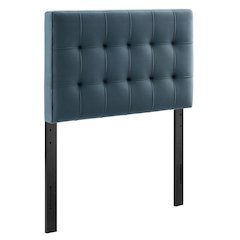 Lily Stain-Resistant Performance Velvet Twin Size Headboard
