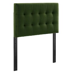 Lily Stain-Resistant Performance Velvet Twin Size Headboard