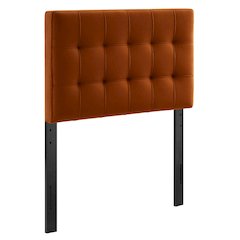 Lily Stain-Resistant Performance Velvet Twin Size Headboard