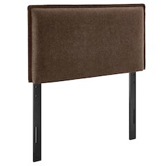 Camille Upholstered Linen Blend Twin Size Headboard