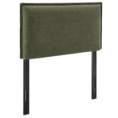 Camille Upholstered Linen Blend Twin Size Headboard