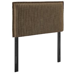 Camille Striped Linen Blend Twin Size Headboard