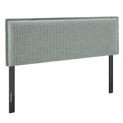Camille Striped Linen Blend King Size Headboard