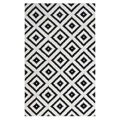 Alika Abstract Diamond Trellis 5x8 Area Rug