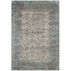 Dilys Distressed Vintage Floral Lattice 5x8 Area Rug