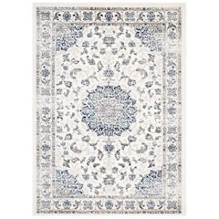 Lilja Distressed Vintage Medallion 5x8 Area Rug
