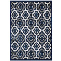 Kalinda Rustic Vintage Moroccan Trellis 8x10 Area Rug