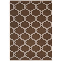 Beltara Chain Link Transitional Trellis 8x10 Area Rug