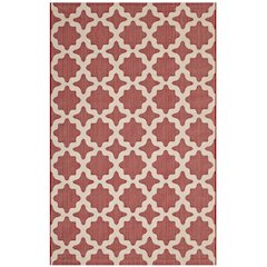 Cerelia Moroccan Trellis Indoor and Outdoor 5x8 Area Rug