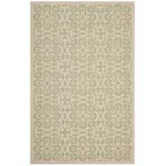 Ariana Vintage Floral Trellis Indoor and Outdoor 5x8 Area Rug