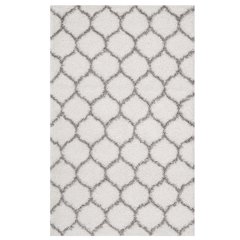 Solvea Moroccan Trellis 5x8 Shag Area Rug