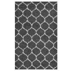 Solvea Moroccan Trellis 5x8 Shag Area Rug