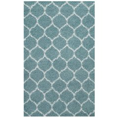 Solvea Moroccan Trellis 5x8 Shag Area Rug