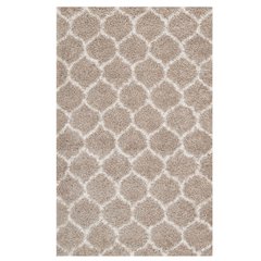 Solvea Moroccan Trellis 5x8 Shag Area Rug
