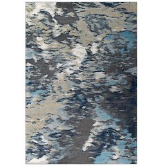 Entourage Foliage Contemporary Modern Abstract 8x10 Area Rug