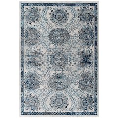 Entourage Kensie Distressed Floral Moroccan Trellis 8x10 Area Rug