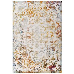 Reflect Primrose Ornate Floral Lattice 5x8 Indoor/Outdoor Area Rug