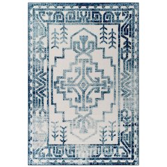Nyssa Distressed Geometric Southwestern Aztec 5x8 Indoor/Outdoor Area Rug