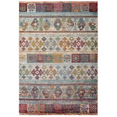 Tribute Nala Distressed Vintage Floral Lattice 8x10 Area Rug