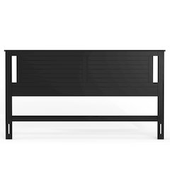 Amilly Solid Wood King Headboard with Horizontal Scoring