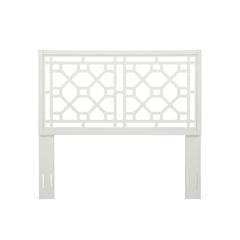 Thomas Chippendale White Headboard - Queen/Full