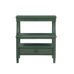 Newton Vintage Green Storage Nightstand
