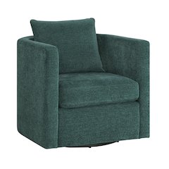 Sheldon Peacock Swivel Barrel Chair