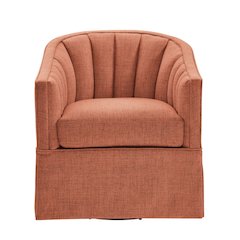Sanibel Skirted Swivel Accent Chair
