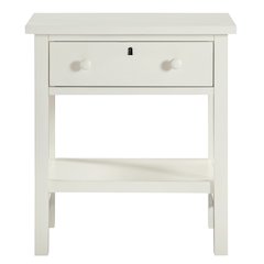 Franklen 1-drawer Storage Nightstand - Antique White