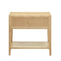 Flores Natural 1-drawer Nightstand