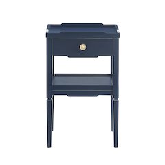 Finchley Midnight Blue 1-drawer Nightstand