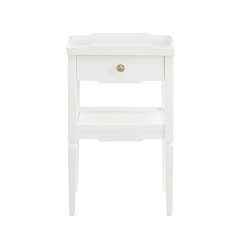Finchley White 1-drawer Nightstand